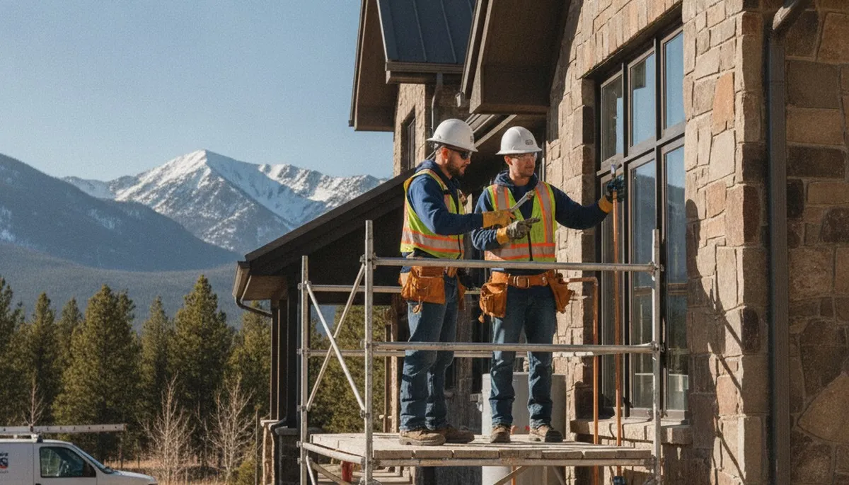 Plumber repairing pipes in Ogden, UT for residential plumbing service