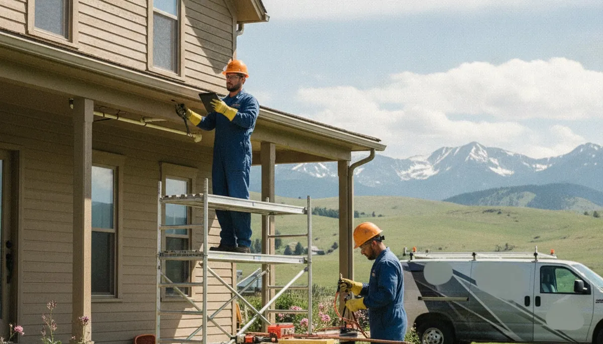 Ogden, UT plumbers repairing a residential plumbing leak for fast local plumbing repair service