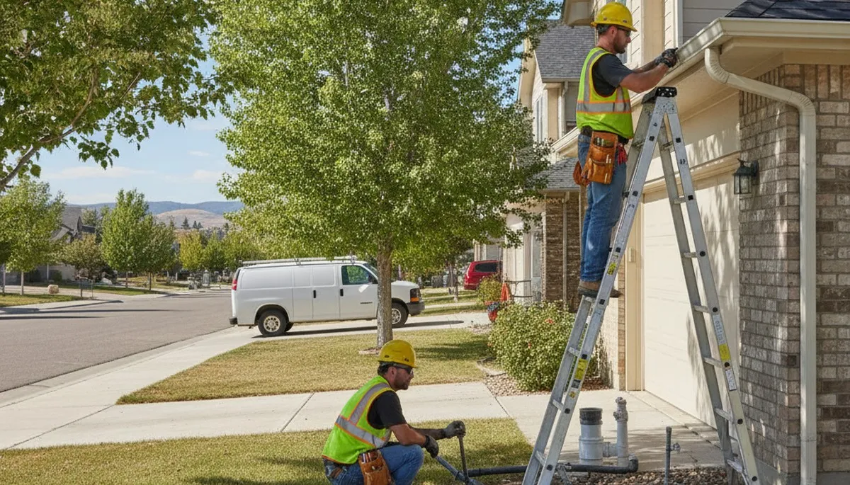 Ogden, UT plumbing repair service van for plumbersogdenutah-new.com on an area service page